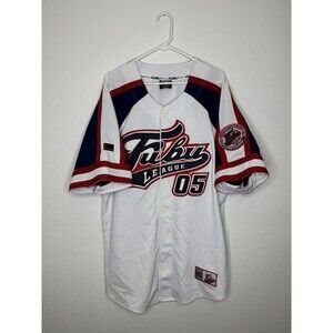 Vintage Y2K Fubu League 05 The Collection Hip Hop Mens XL Short Sleeve Jersey